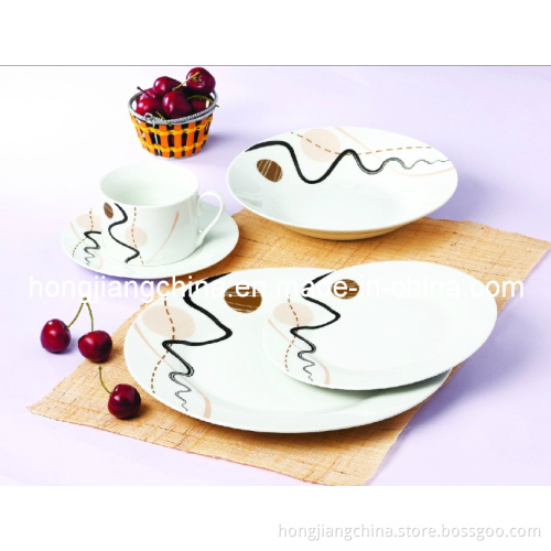 20PCS Dinner Set Side Flower Decor